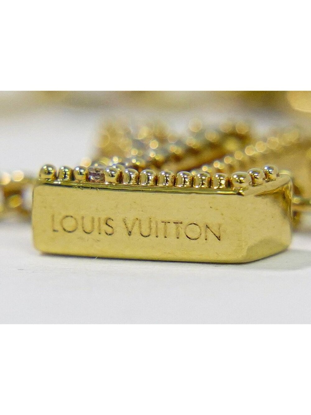 Louis Vuitton Bracelet LV Iconic Line Stone Gold Plated - Picture 9 of 9